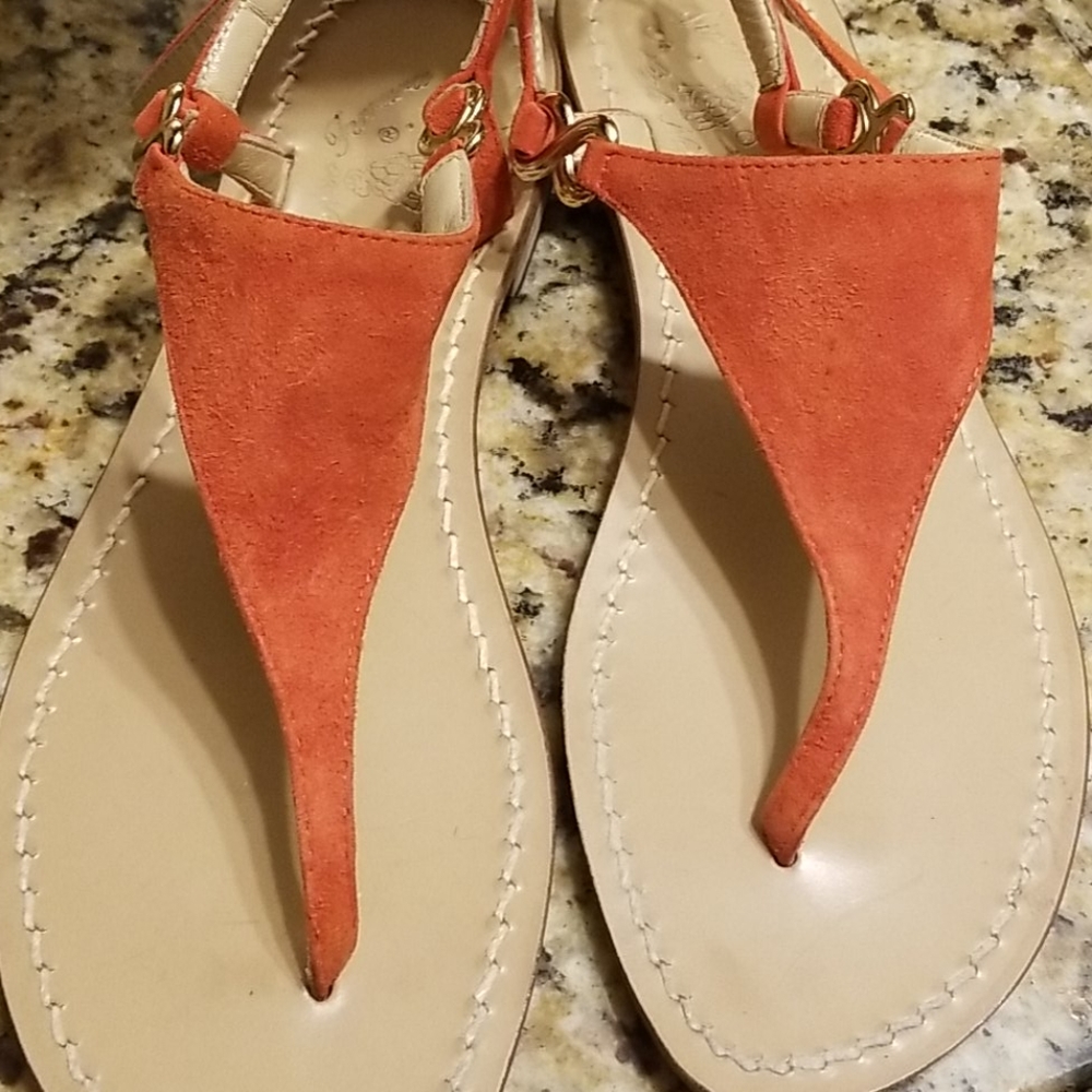 Vincenlo Terrara  suede sandals spoken word